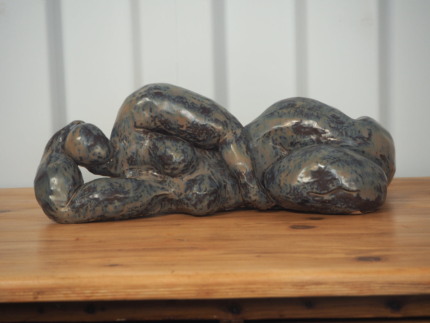 Solid Heavy Curvaceous Female Figure Sculpture / Contemporary Art