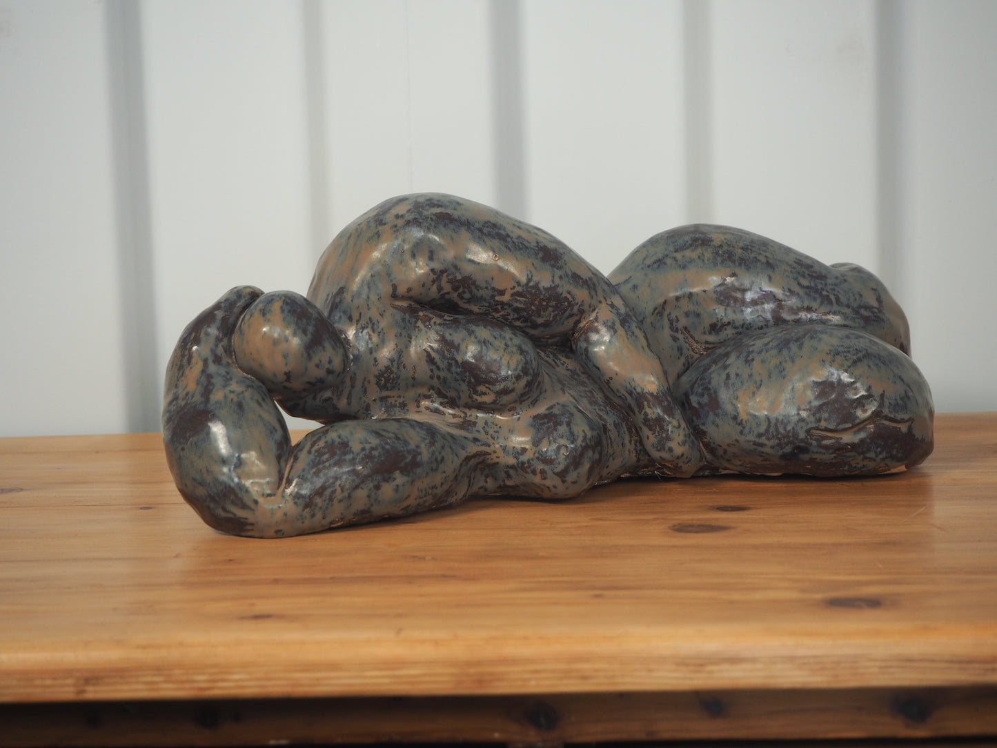 Solid Heavy Curvaceous Female Figure Sculpture / Contemporary Art
