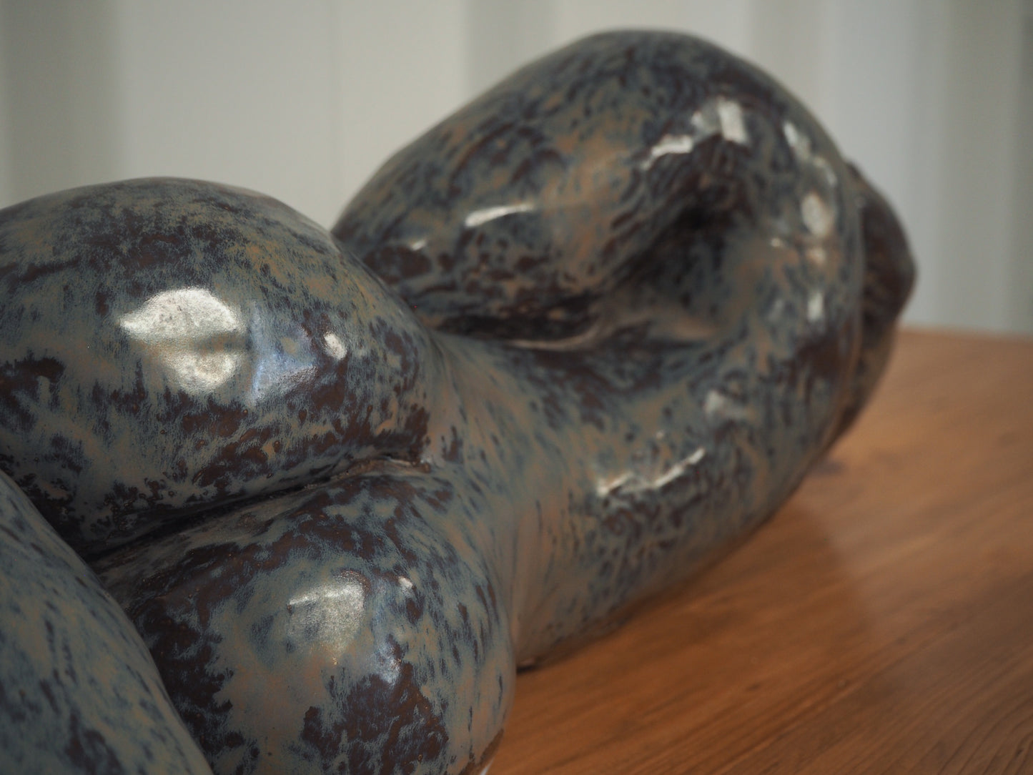 Solid Heavy Curvaceous Female Figure Sculpture / Contemporary Art