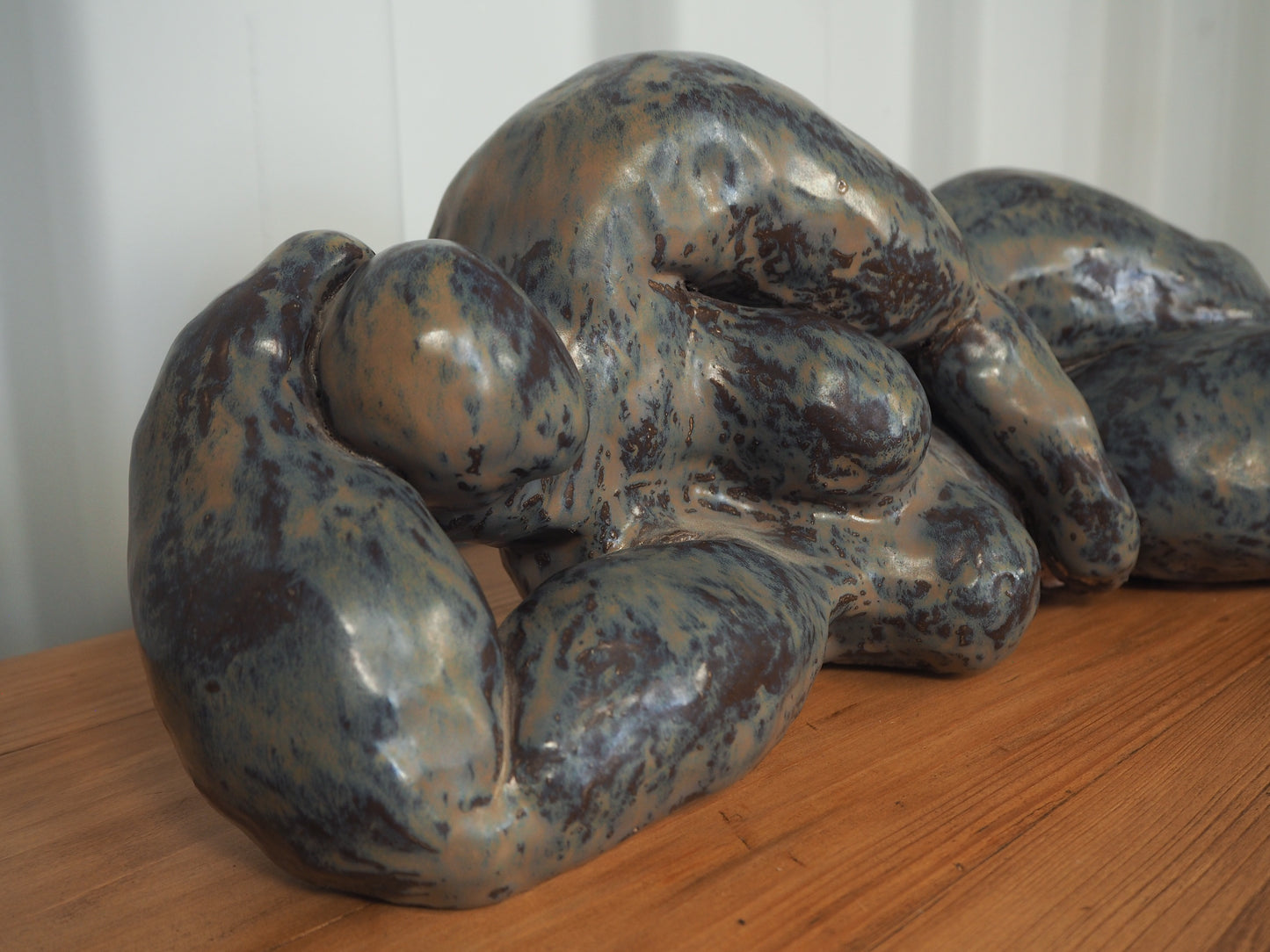 Solid Heavy Curvaceous Female Figure Sculpture / Contemporary Art