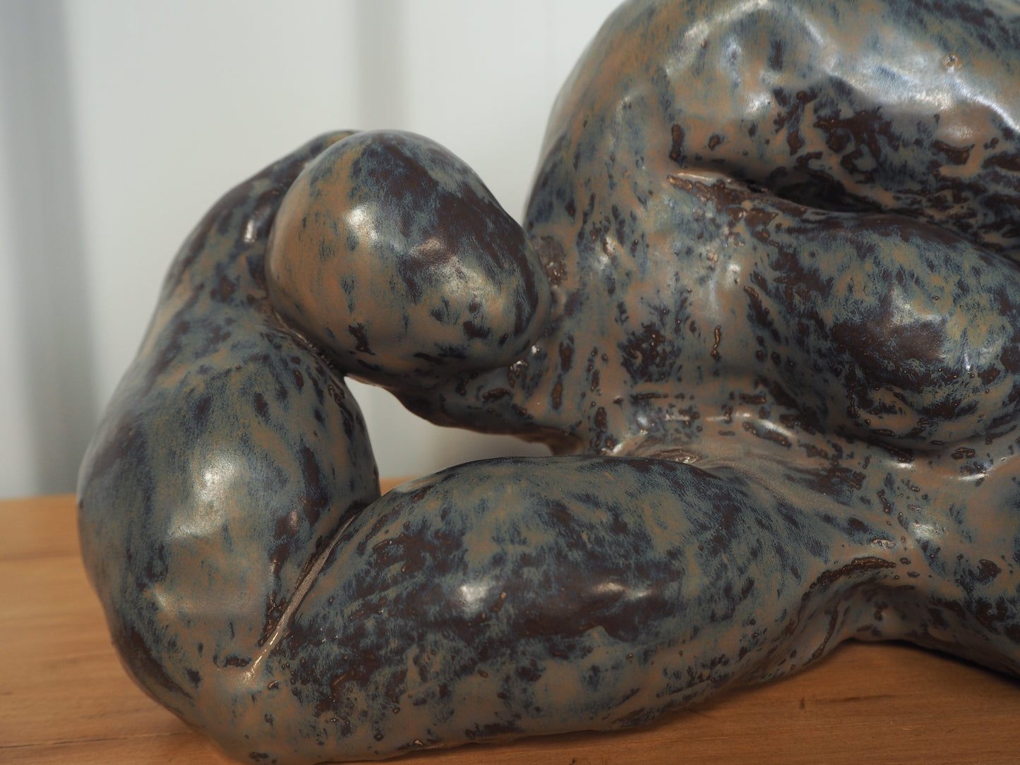Solid Heavy Curvaceous Female Figure Sculpture / Contemporary Art