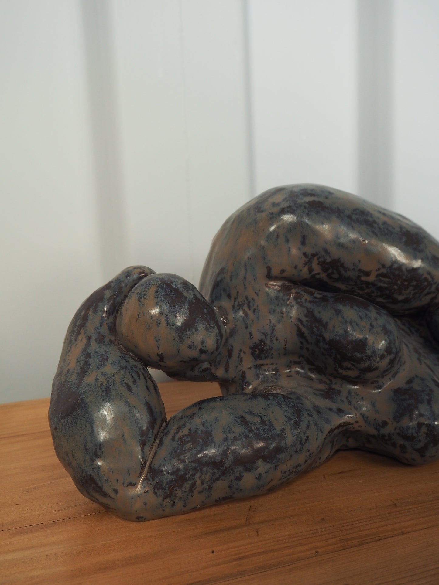 Solid Heavy Curvaceous Female Figure Sculpture / Contemporary Art
