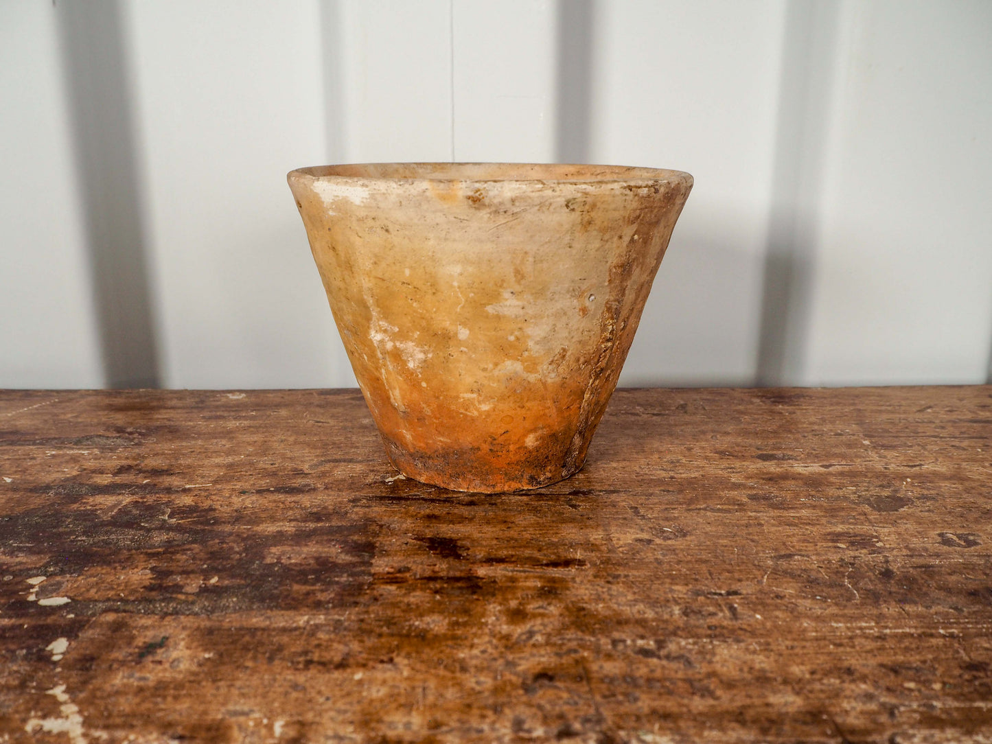 Vintage Antique French Pine Resin Collection Pot / Terracotta Plant Pot (Sold Individually)