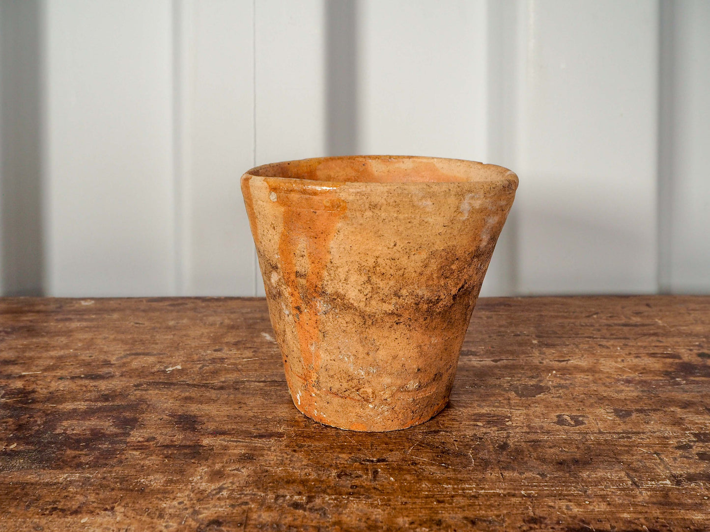 Vintage Antique French Pine Resin Collection Pot / Terracotta Plant Pot (Sold Individually)