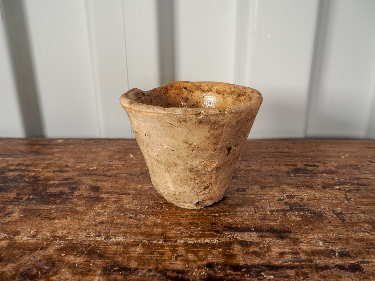 Vintage Antique French Pine Resin Collection Pot / Terracotta Plant Pot (Sold Individually)