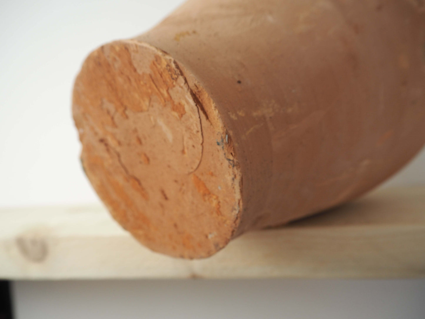 Vintage Antique Terracotta Turkish Green Glazed Handle Pot / Olive Jar / Green Glazed Rim