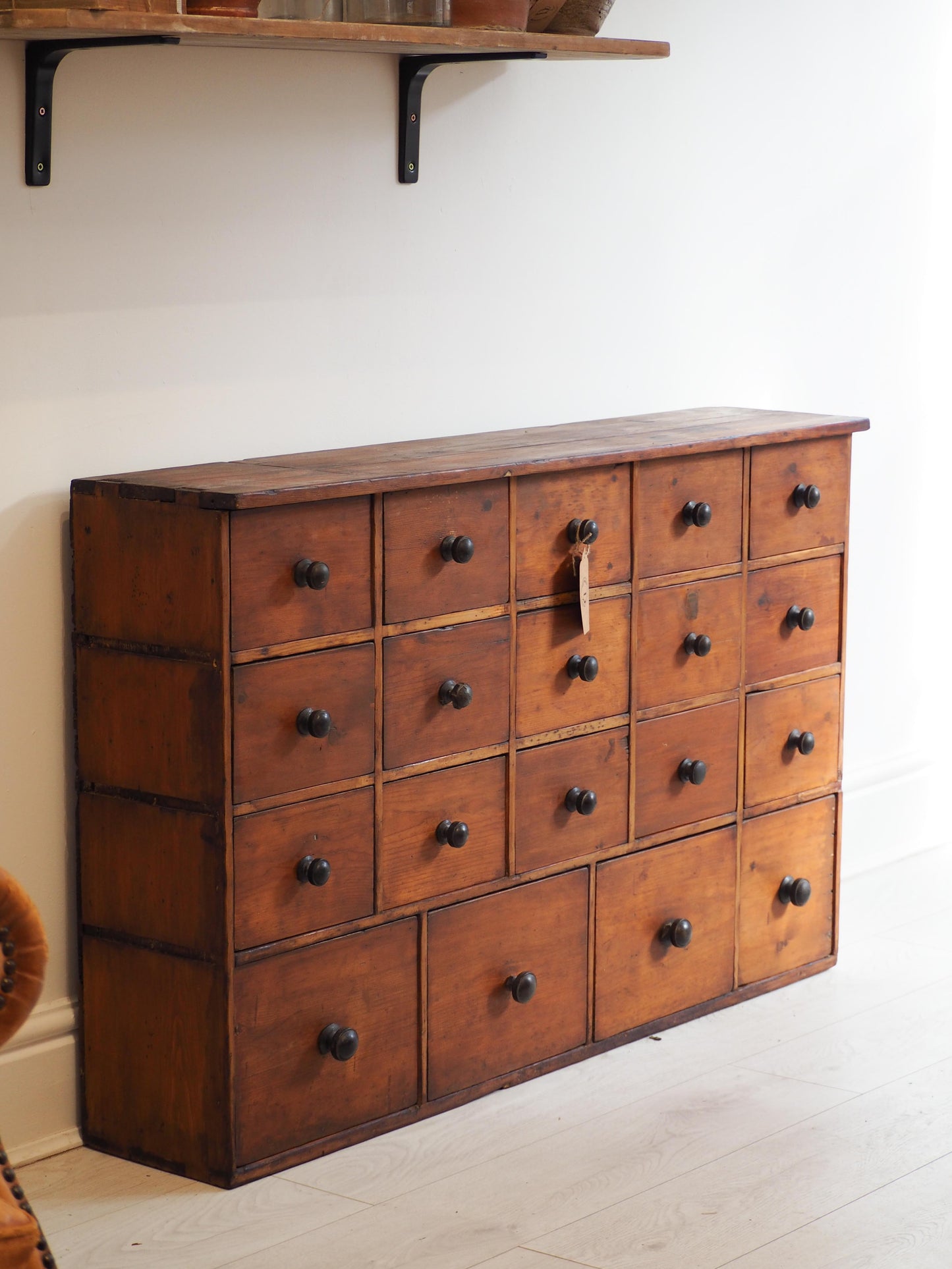 Vintage Antique Wooden Multi-Drawer Apothecary Cabinet / Chest of Drawers