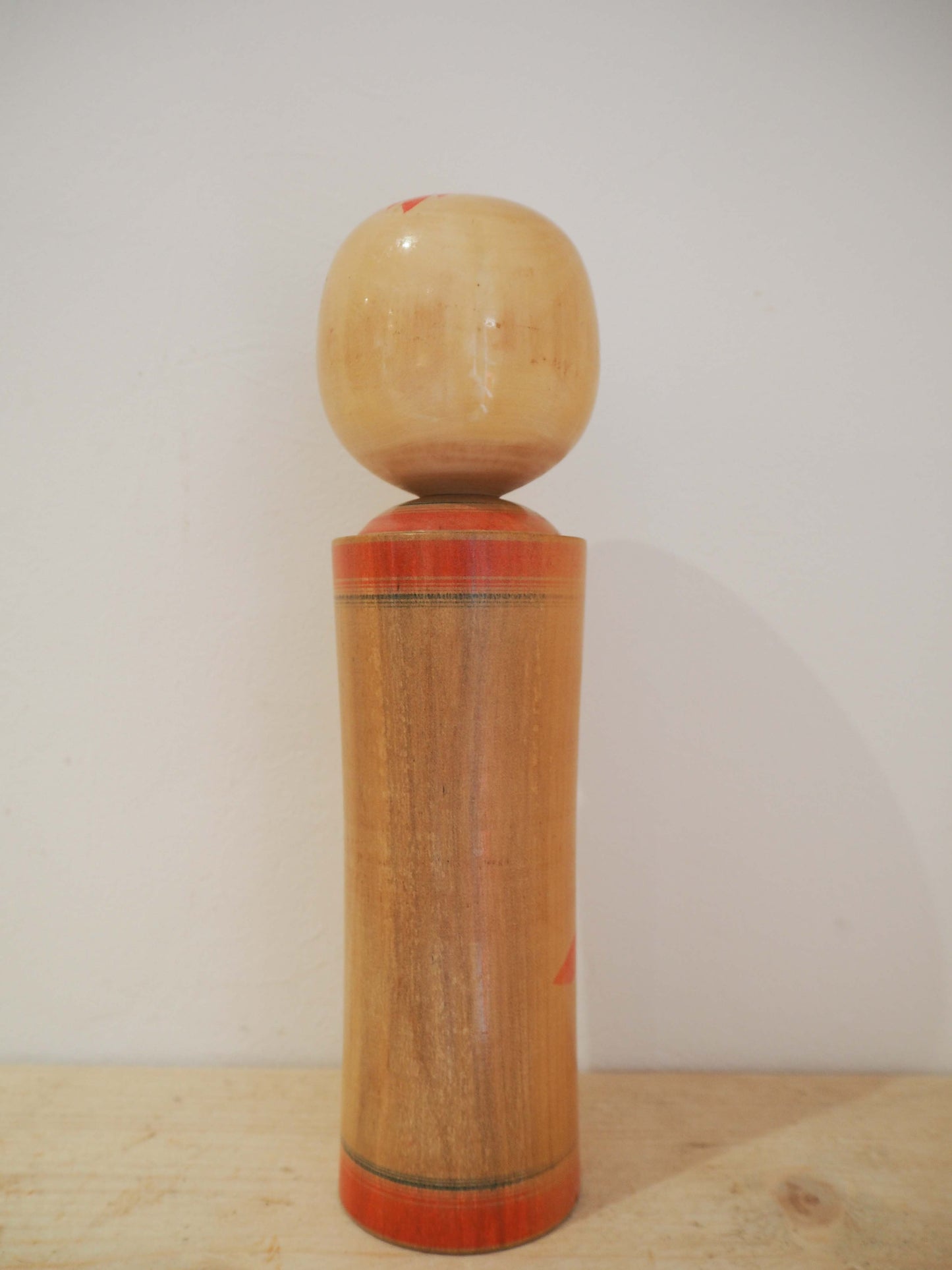 Vintage Antique Wooden Hand-Painted Mid-Century Japanese Kokeshi Dolls