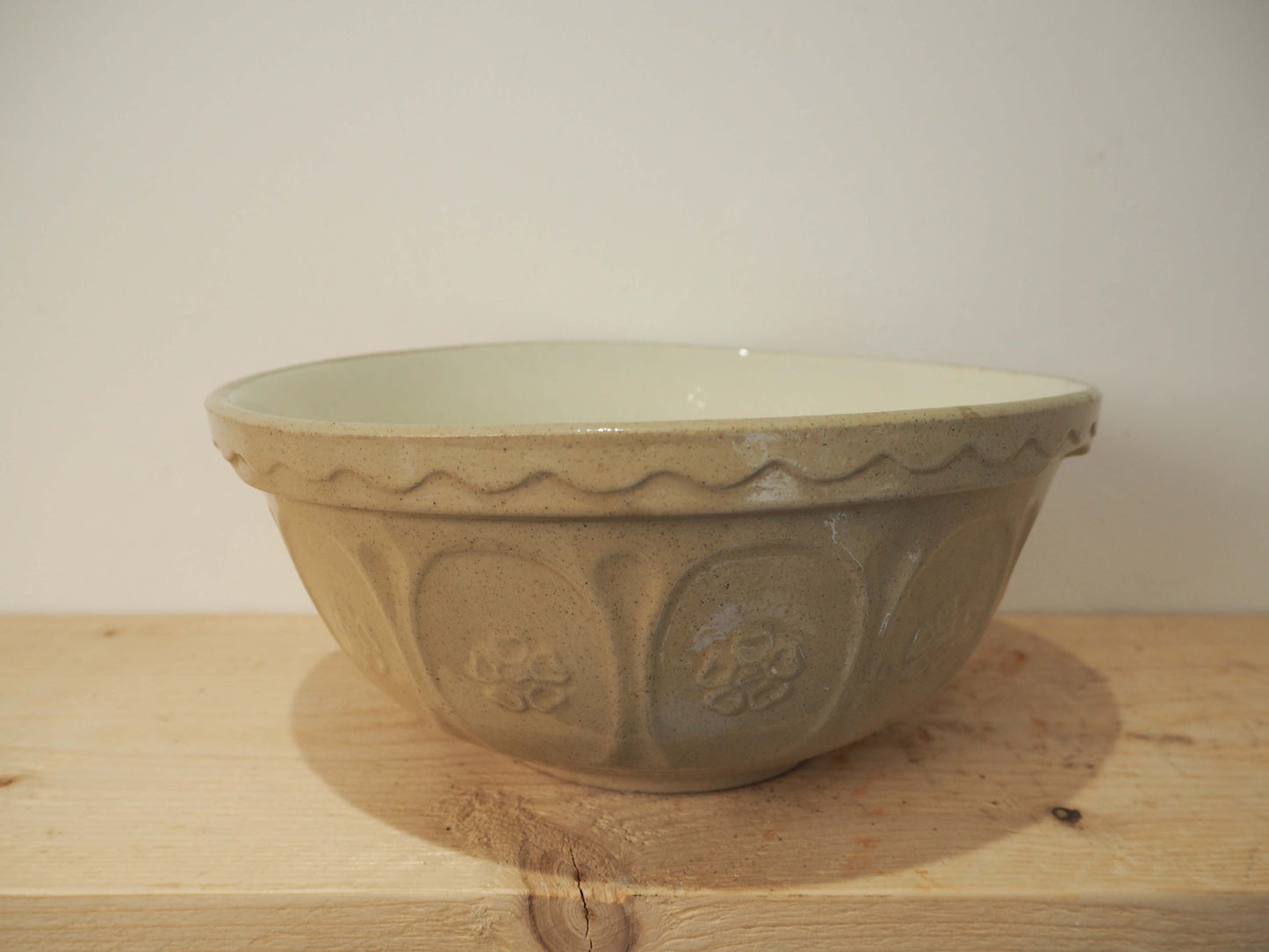 Vintage Original Ceramic Baking Mixing Bowl / Made in England
