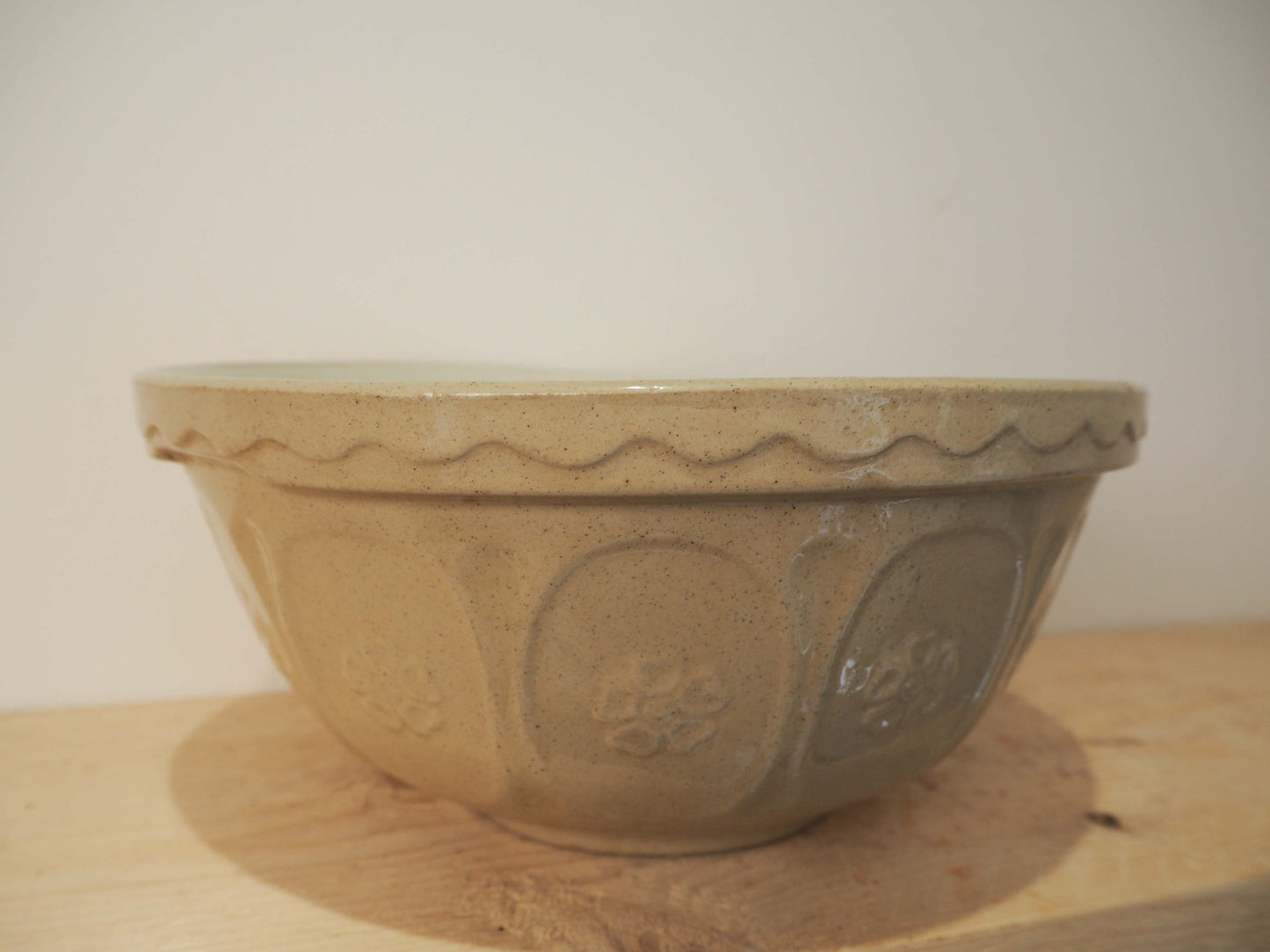 Vintage Original Ceramic Baking Mixing Bowl / Made in England