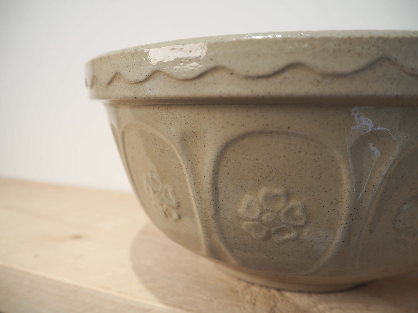 Vintage Original Ceramic Baking Mixing Bowl / Made in England