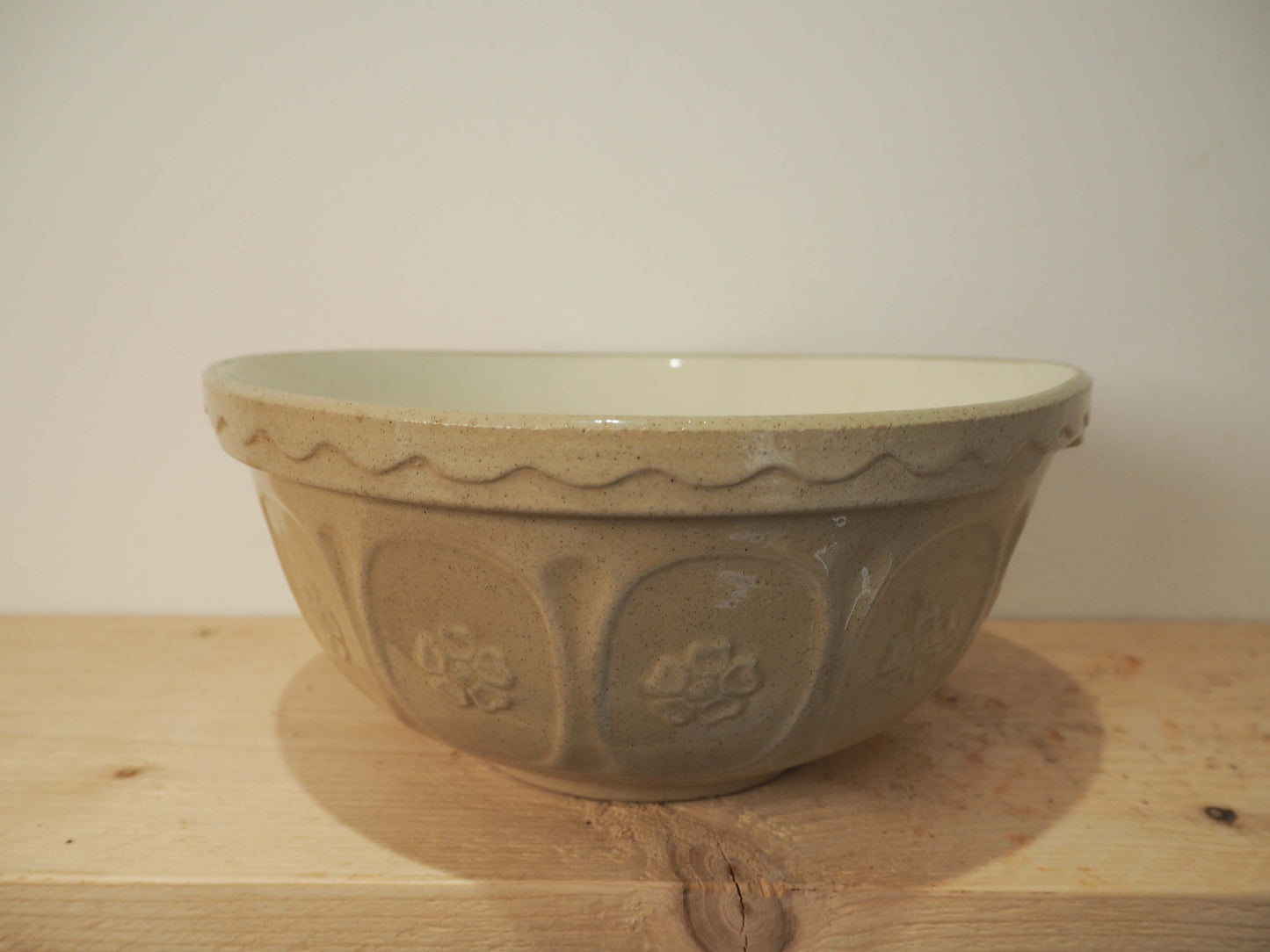 Vintage Original Ceramic Baking Mixing Bowl / Made in England