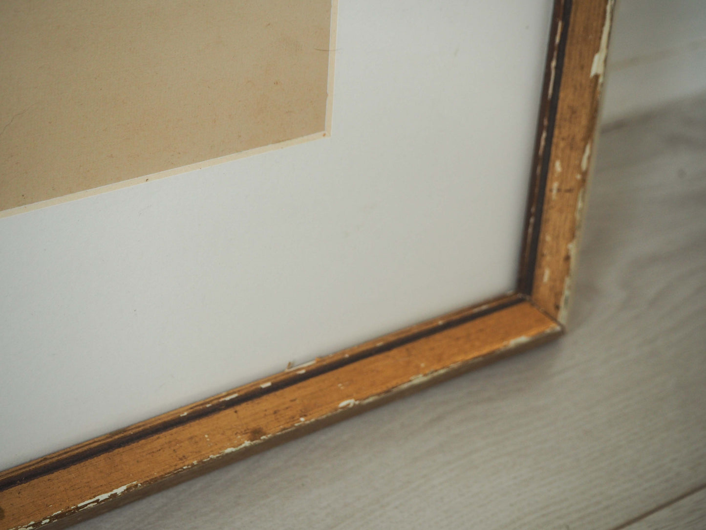 Vintage 1980s Framed Original Sketch of Two Hands / Figurative Art