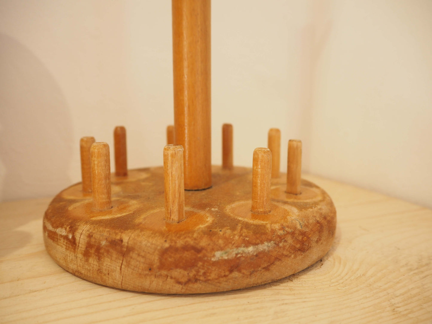 Vintage Antique Early 20th-Century English Wooden Skittle Set