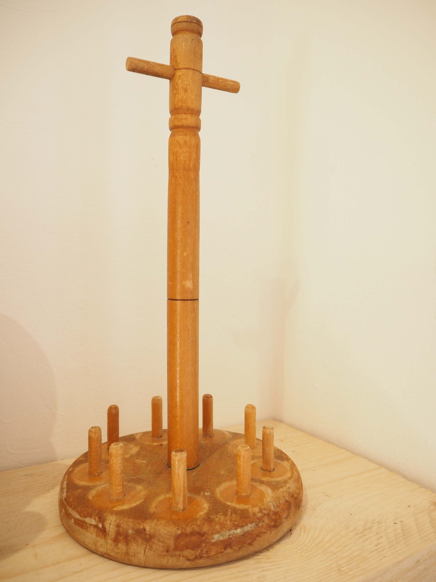 Vintage Antique Early 20th-Century English Wooden Skittle Set
