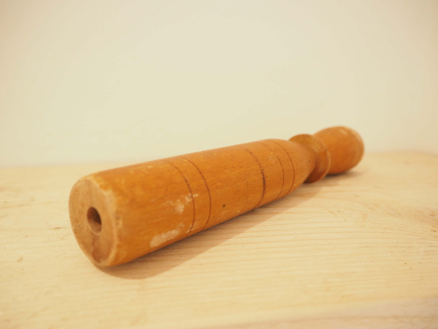 Vintage Antique Early 20th-Century English Wooden Skittle Set