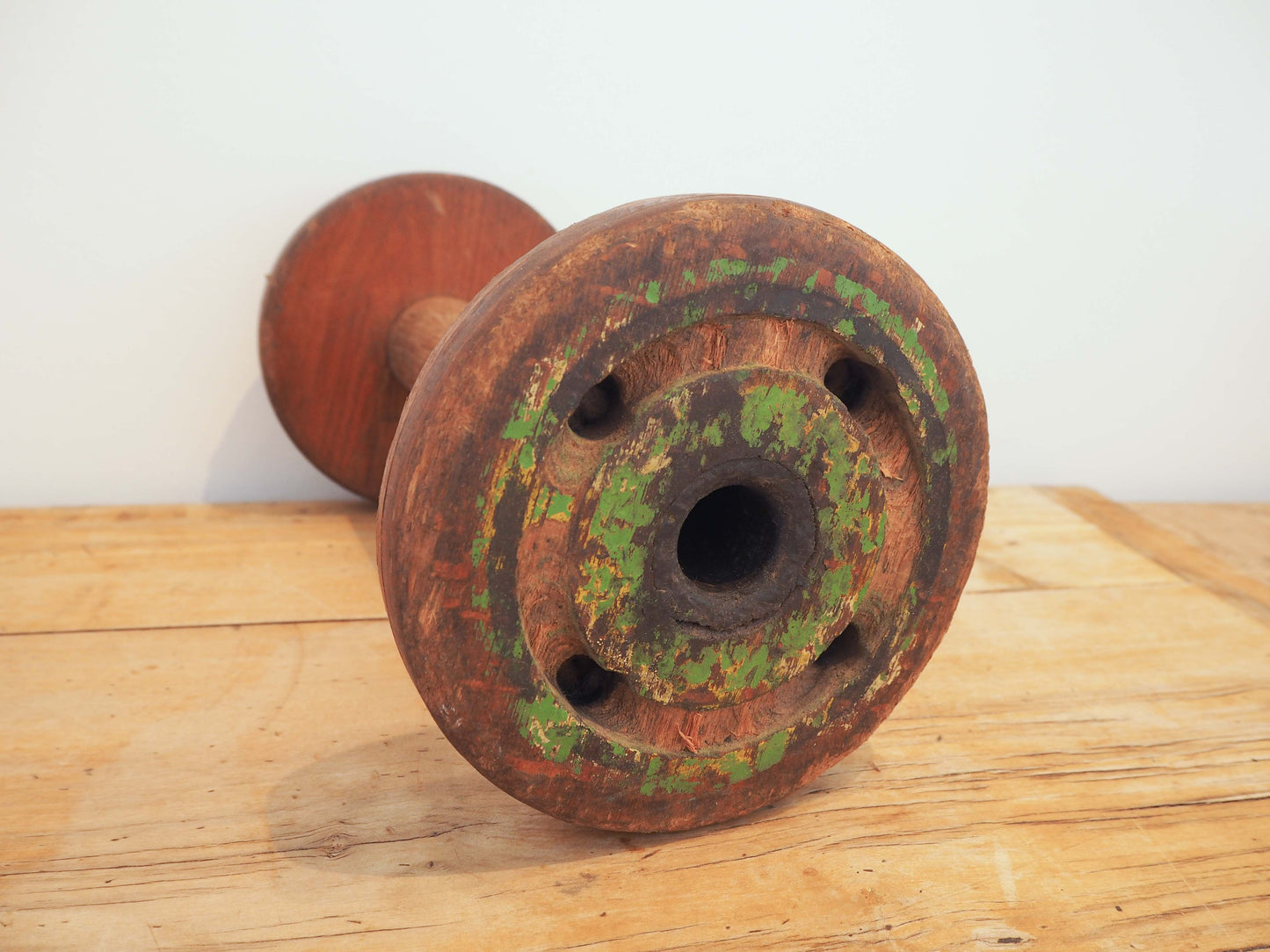 Vintage Wooden Textile Factory Bobbin / Industrial Spools (Sold Individually)
