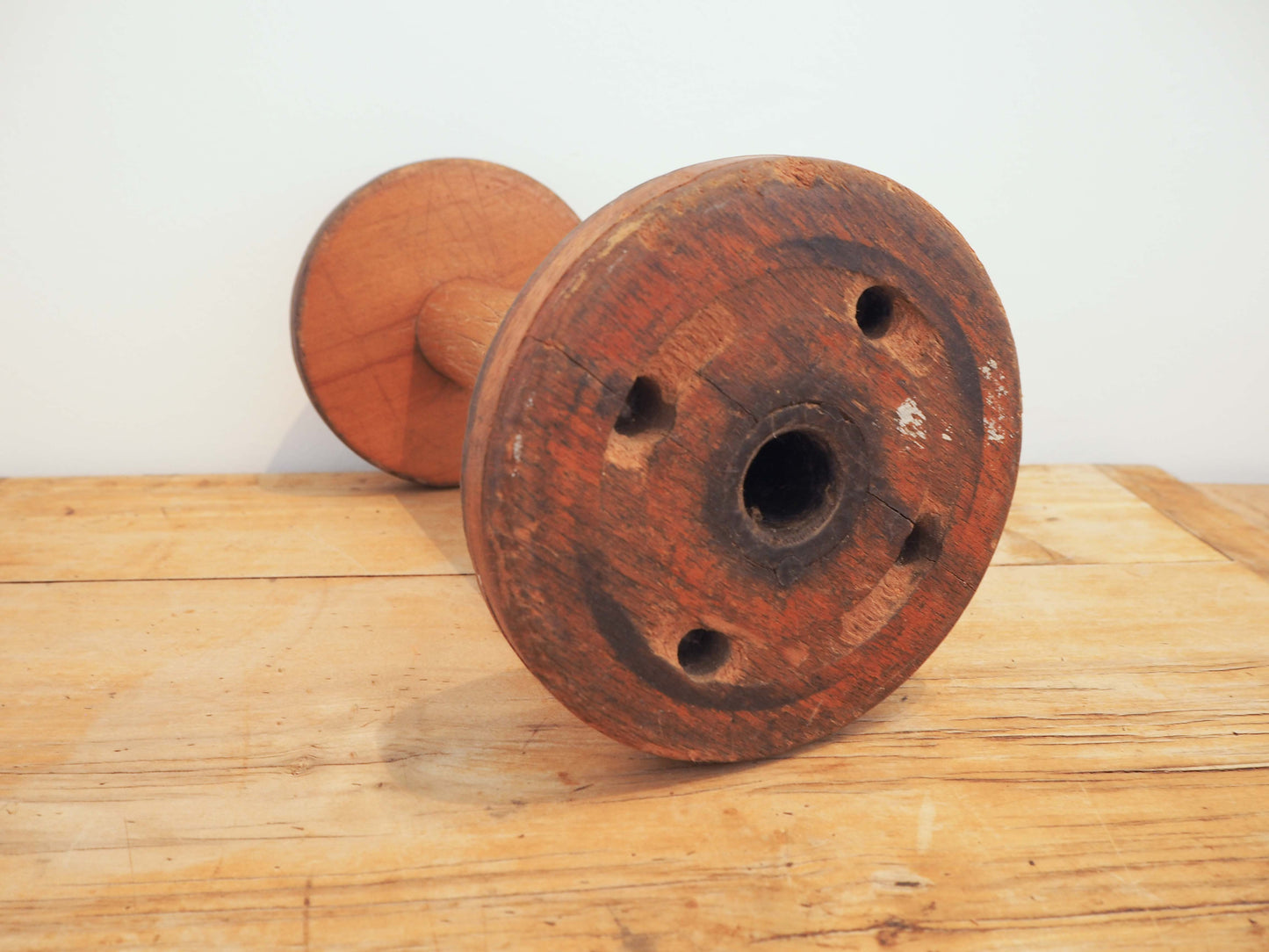 Vintage Wooden Textile Factory Bobbin / Industrial Spools (Sold Individually)