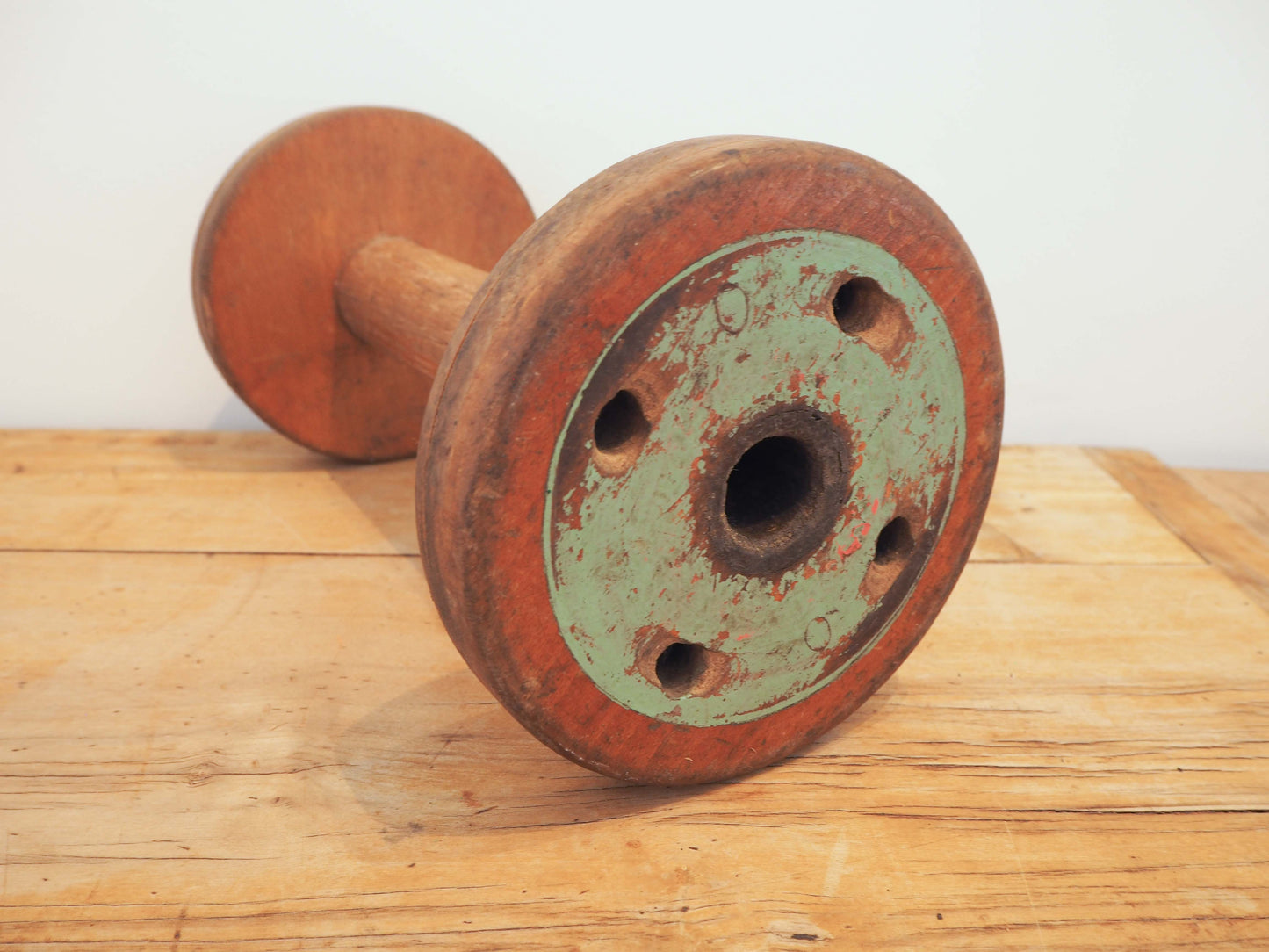 Vintage Wooden Textile Factory Bobbin / Industrial Spools (Sold Individually)