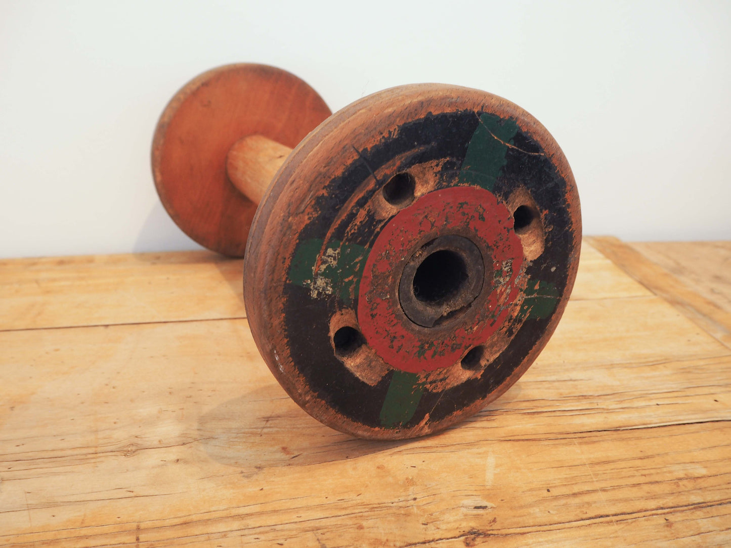Vintage Wooden Textile Factory Bobbin / Industrial Spools (Sold Individually)