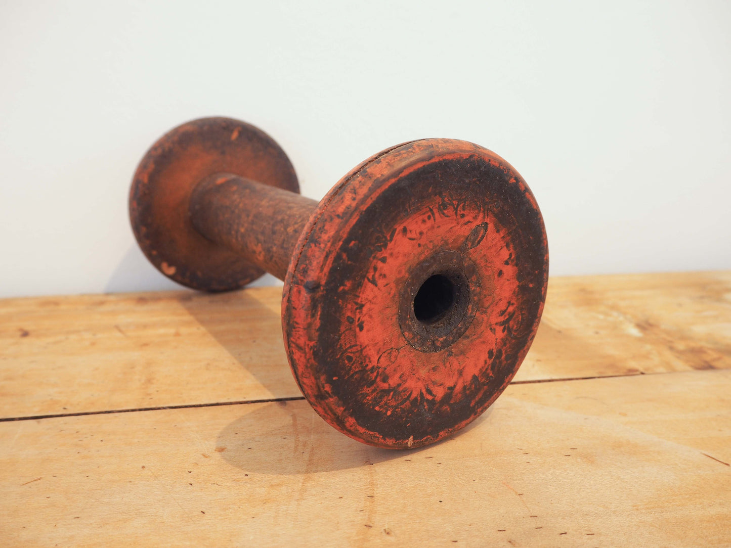 Vintage Wooden Textile Factory Bobbin / Industrial Spools (Sold Individually)