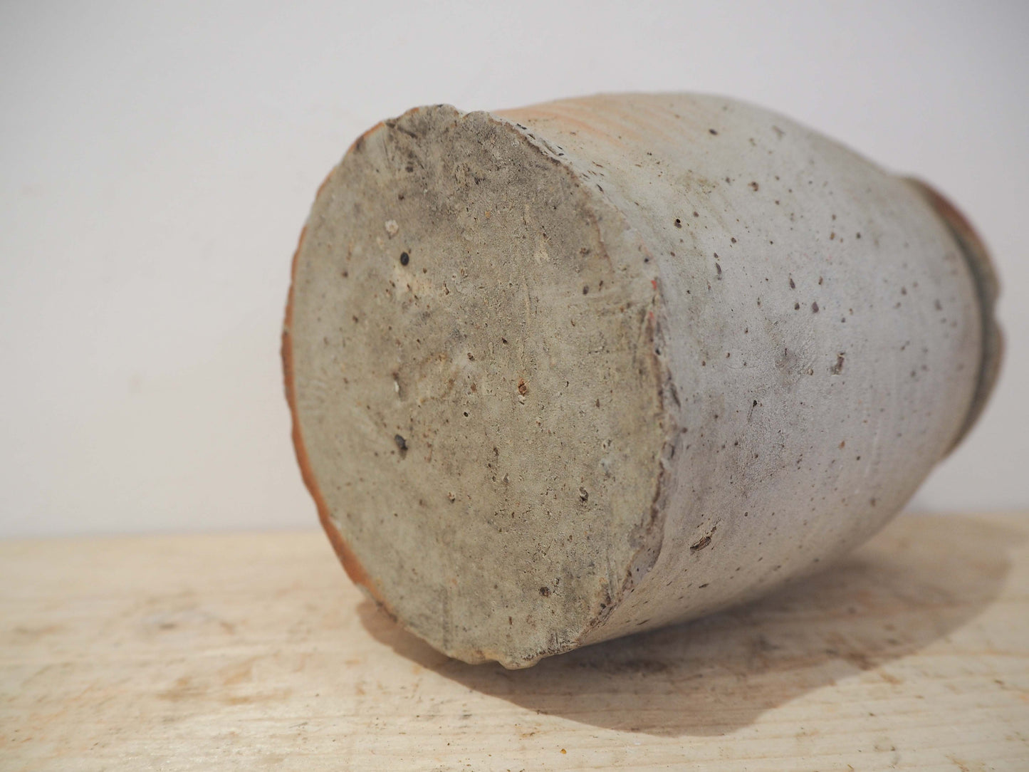 Vintage Antique Rustic French Handmade Confit Pot / Kitchen Storage Jar