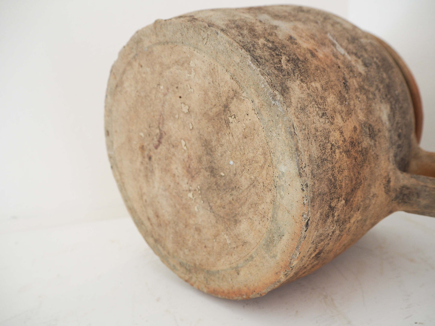 Vintage Antique Rustic French Handmade Confit Pot / Kitchen Storage Jar