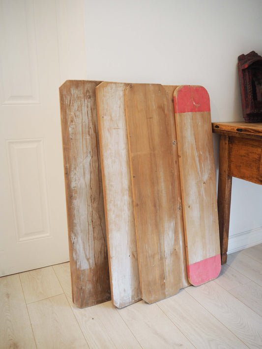 Vintage Reclaimed Rustic Pottery Board Pine Shelving / Decorative Shelf (Sold Individually)