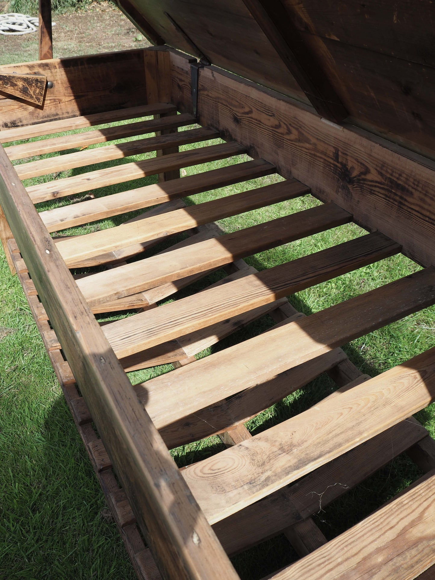 Vintage Antique Large Textile Mill Pitch Pine Inspection Table / Dining Table / Kitchen Island