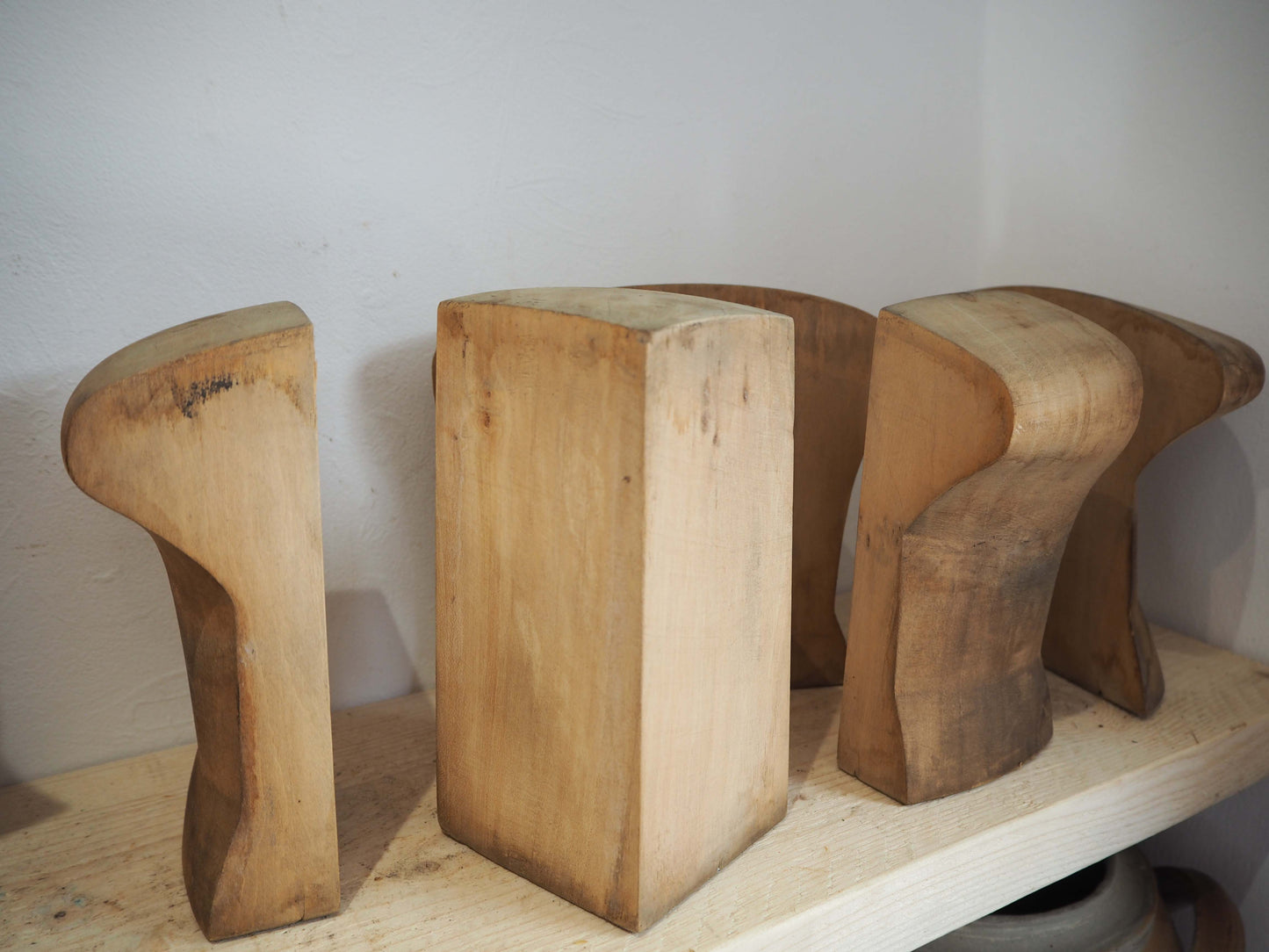 Vintage Antique Interlocking Millinery Five Piece Hat Block Mould (Sold Individually)