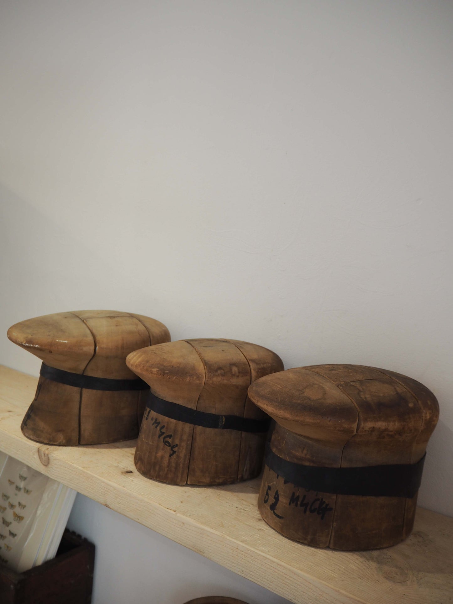 Vintage Antique Interlocking Millinery Five Piece Hat Block Mould (Sold Individually)