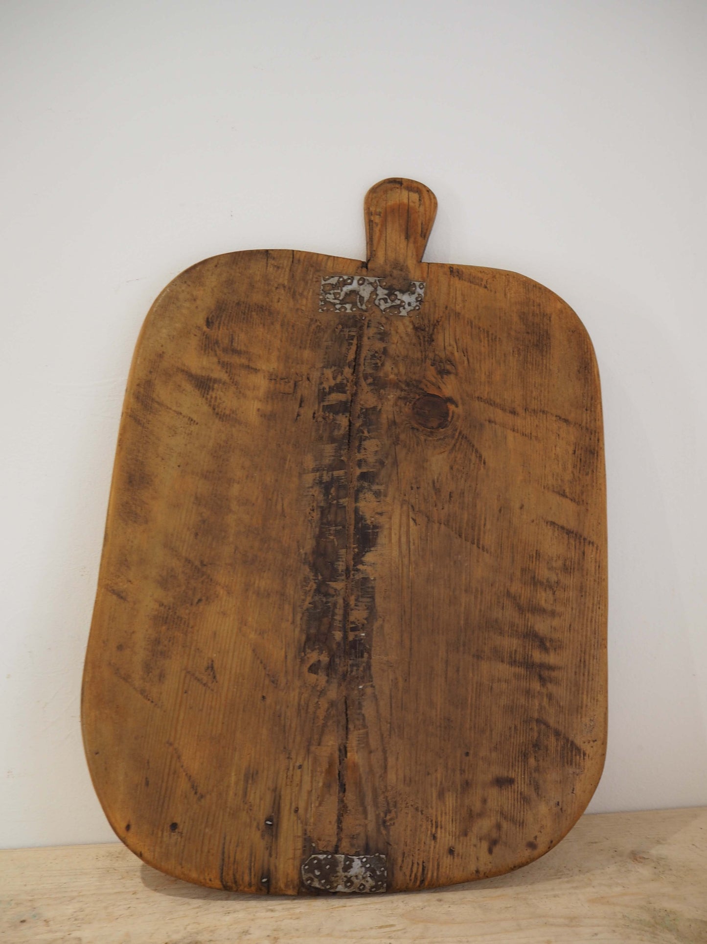 Antique Vintage Turkish Wooden Bread Board / Chopping Charcuterie Board / Wooden Serving Plate