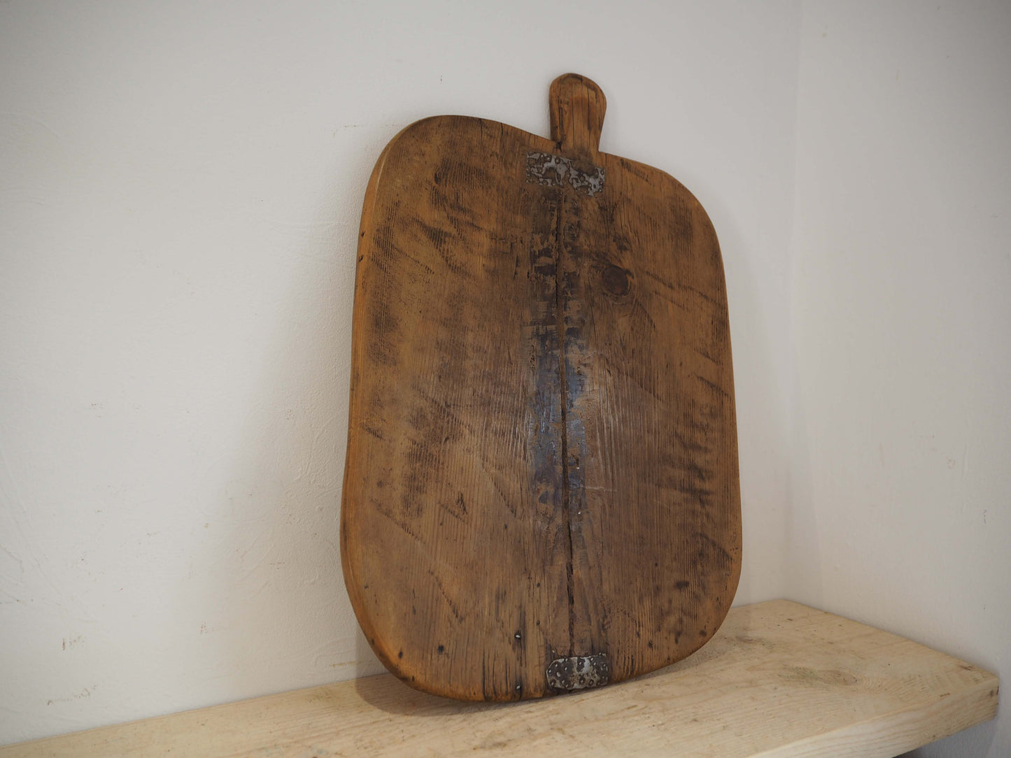 Antique Vintage Turkish Wooden Bread Board / Chopping Charcuterie Board / Wooden Serving Plate