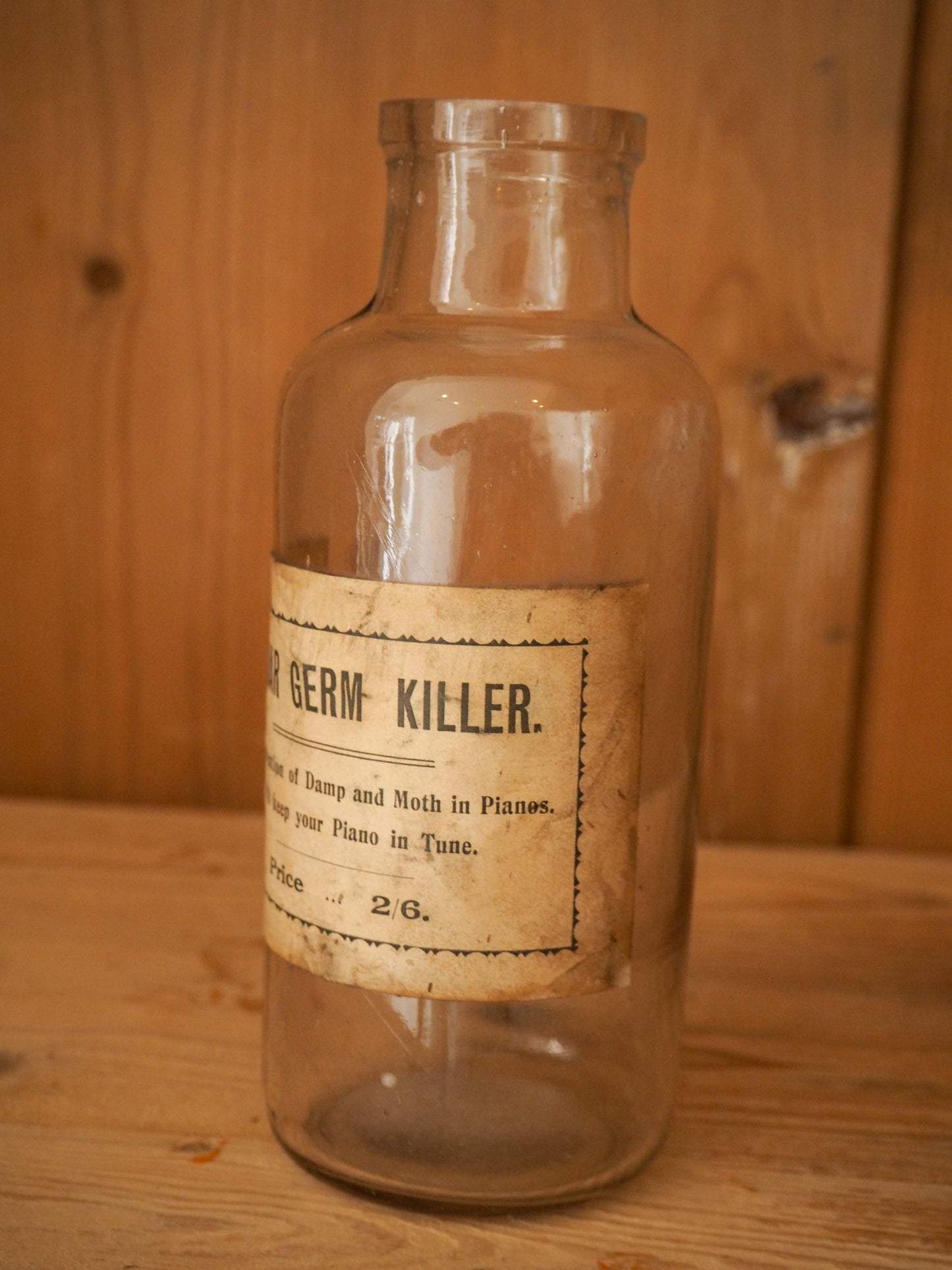 Trio of Vintage / Antique English Apothecary Chemist Bottles With Original Labels (Sold Individually)