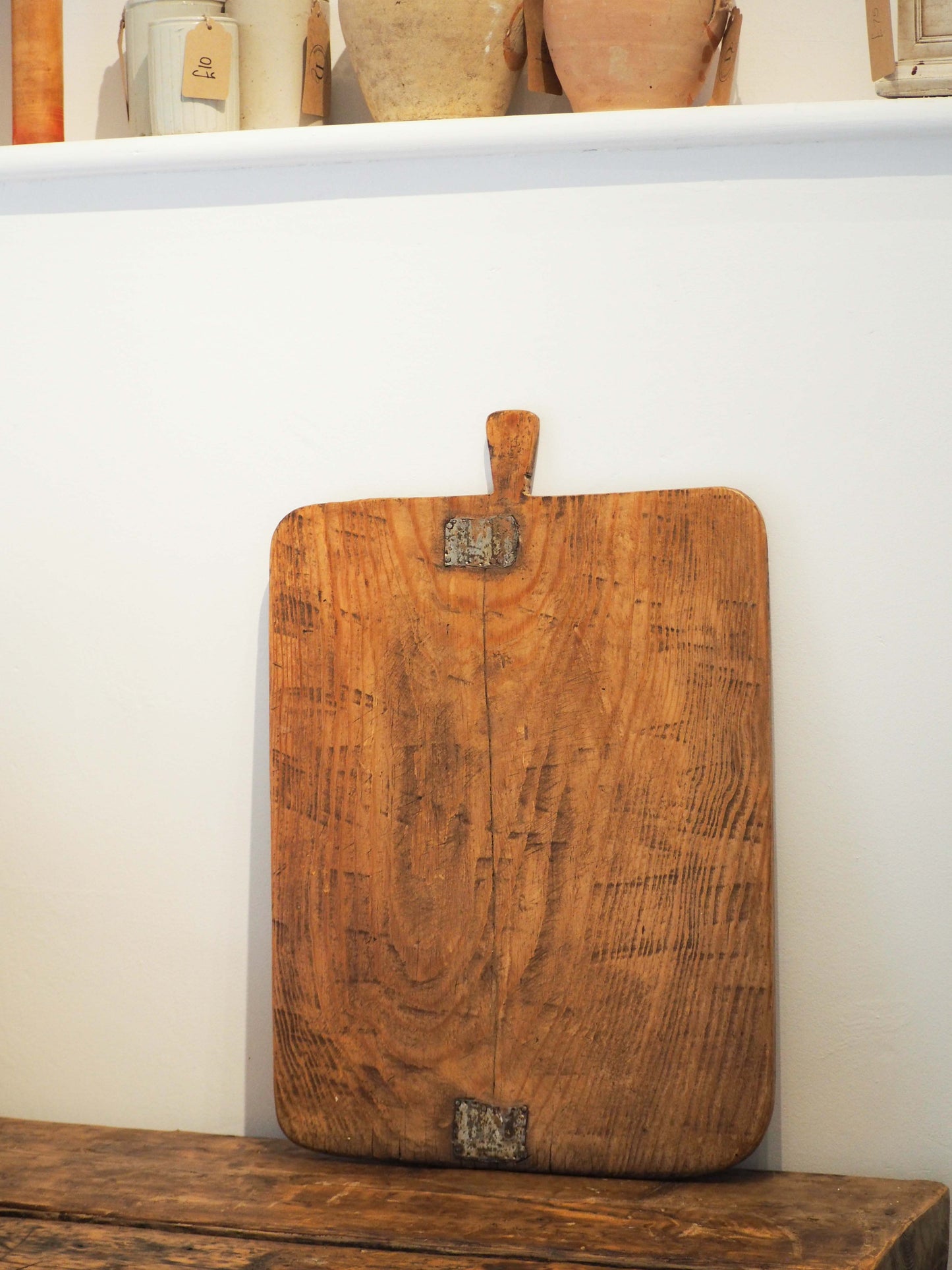 Antique Vintage Rustic Turkish Wooden Charcuterie / Bread Board