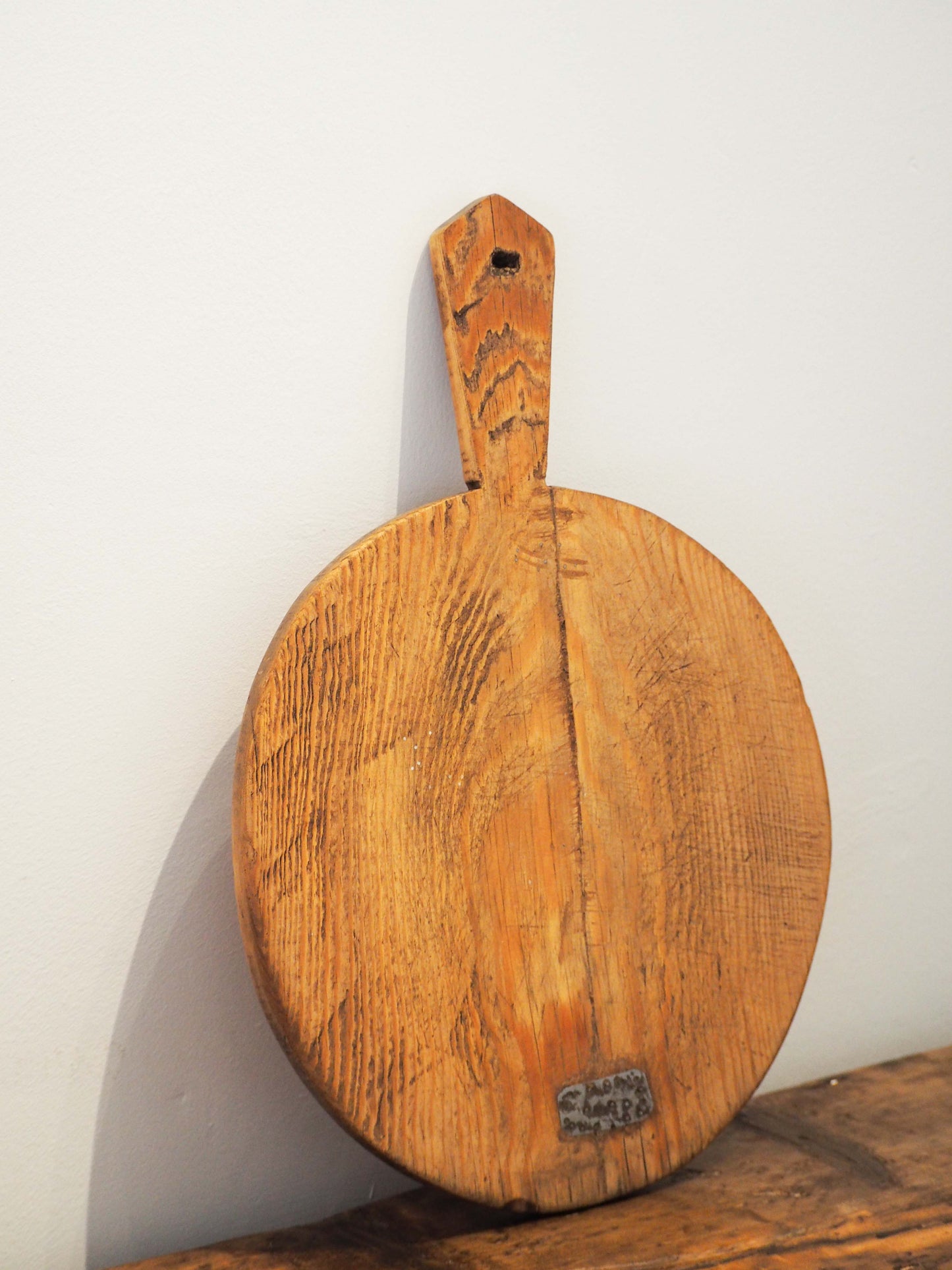 Antique Vintage Rustic Turkish Wooden Charcuterie / Bread Board