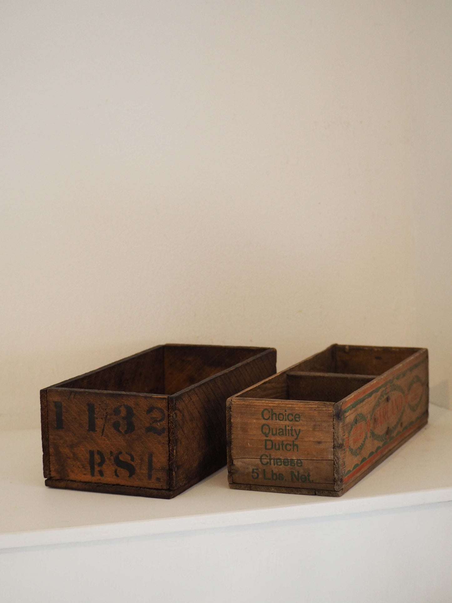 Vintage Rustic Wooden Decorative Box / Storage Box / Kitchen Decor