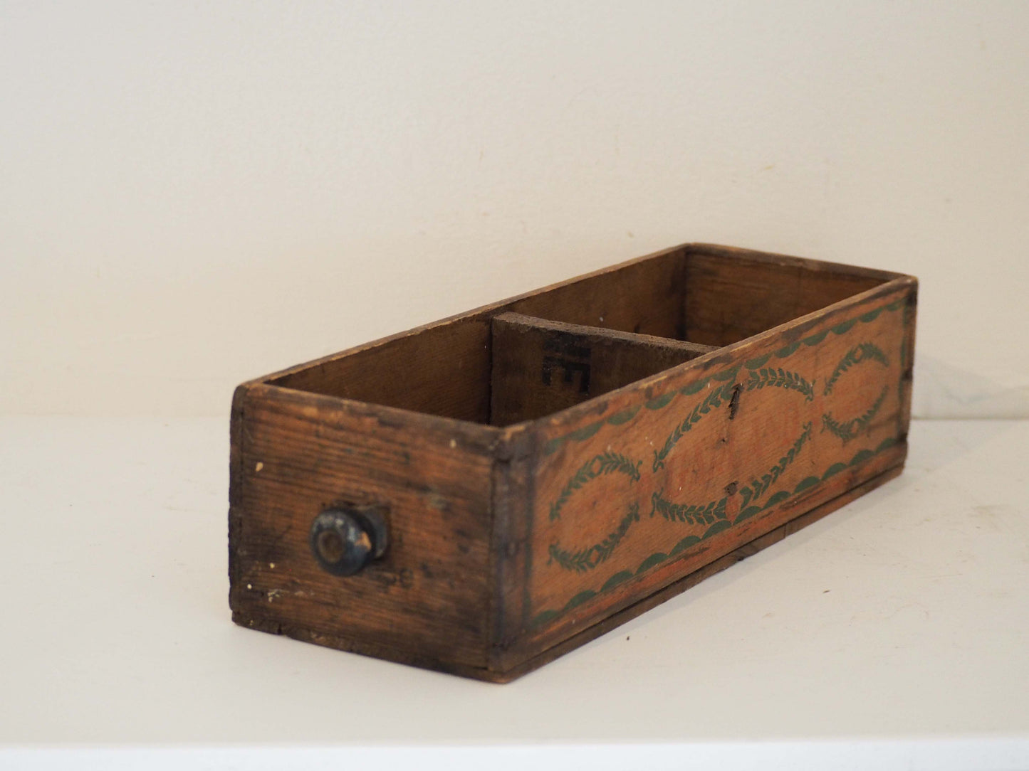 Vintage Rustic Wooden Decorative Box / Storage Box / Kitchen Decor