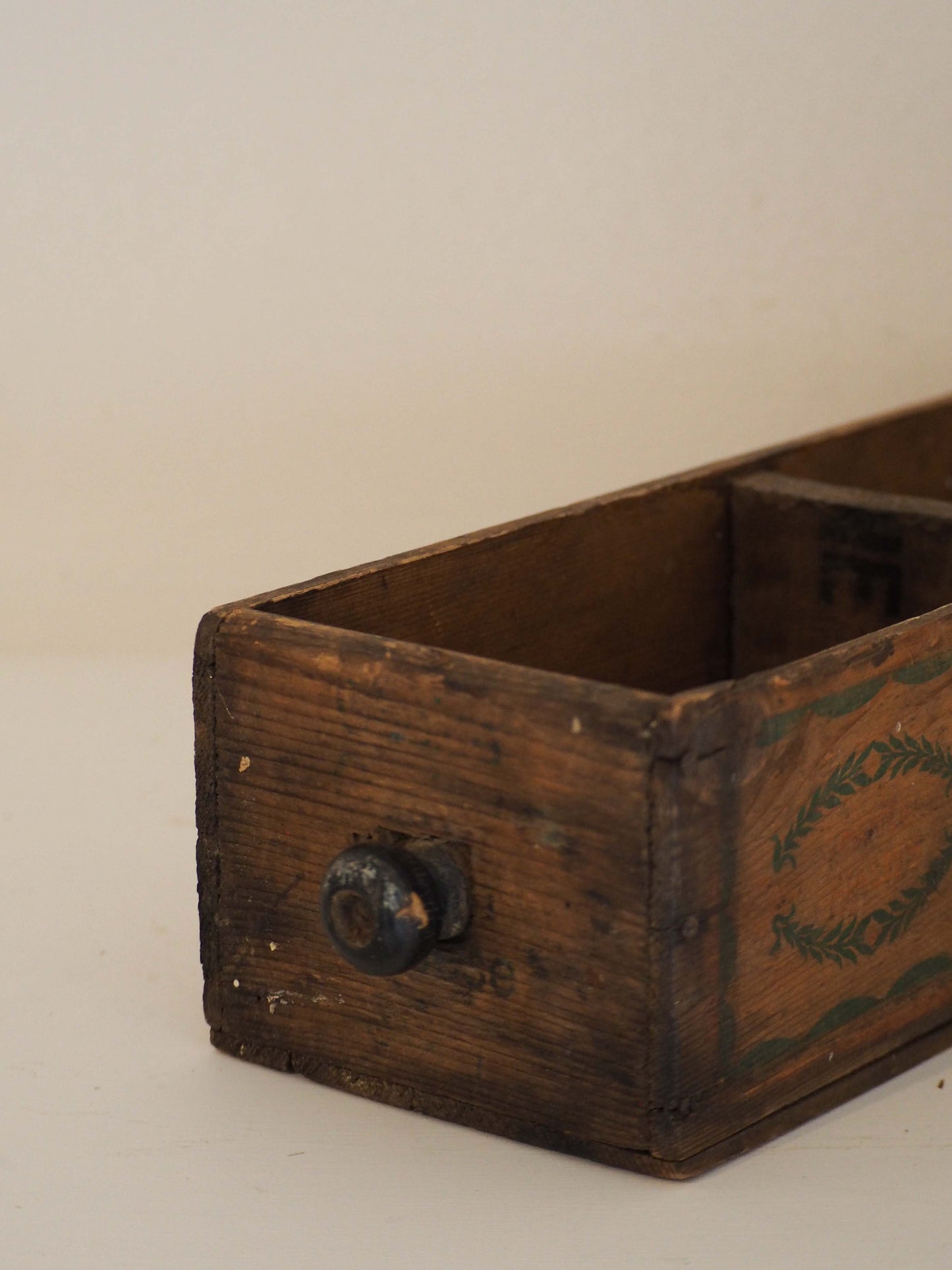 Vintage Rustic Wooden Decorative Box / Storage Box / Kitchen Decor