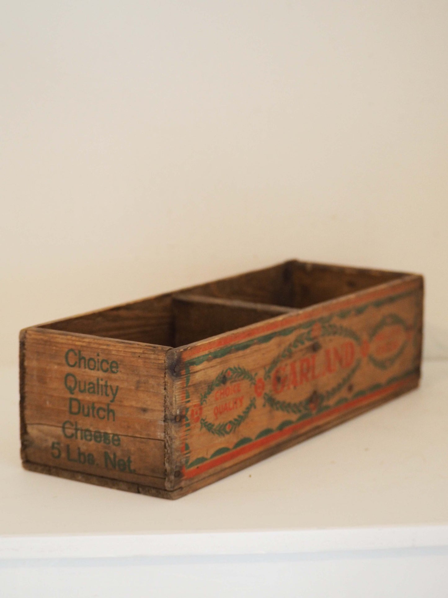 Vintage Rustic Wooden Decorative Box / Storage Box / Kitchen Decor
