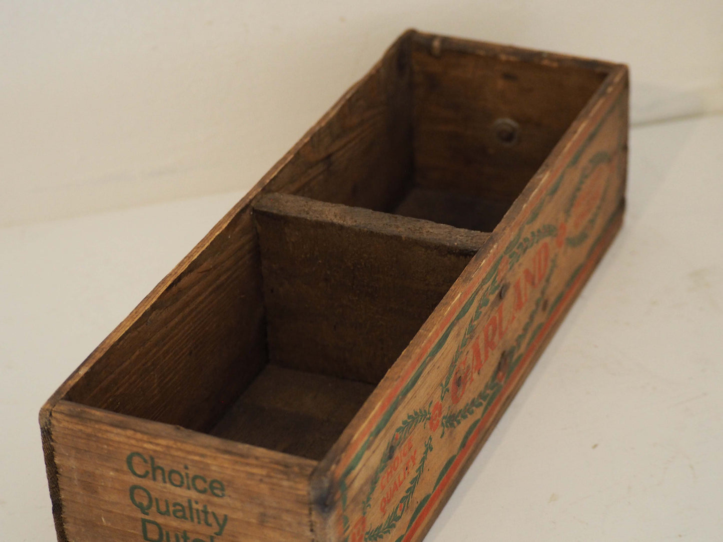 Vintage Rustic Wooden Decorative Box / Storage Box / Kitchen Decor