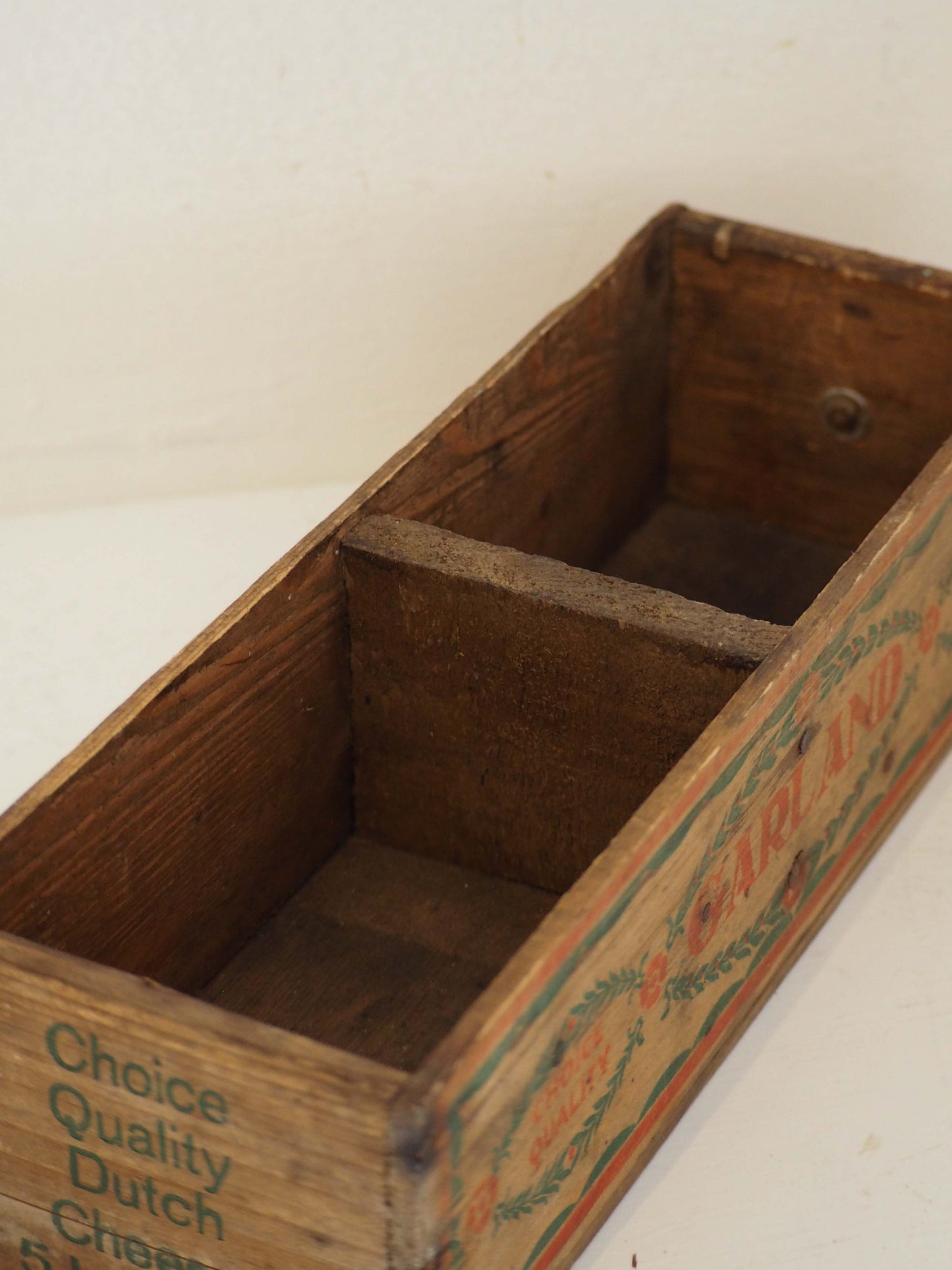 Vintage Rustic Wooden Decorative Box / Storage Box / Kitchen Decor