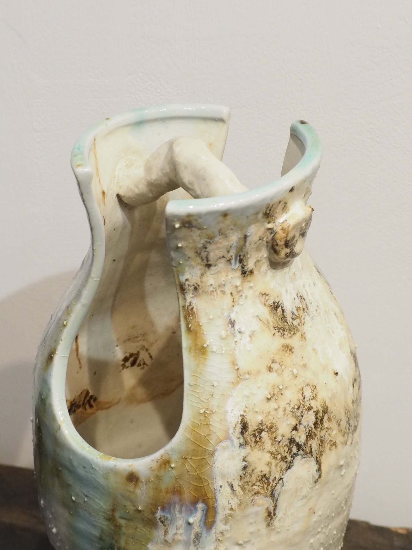 Japanese Ceramic Studio Pottery Decorative Vase Ornament in Original Box