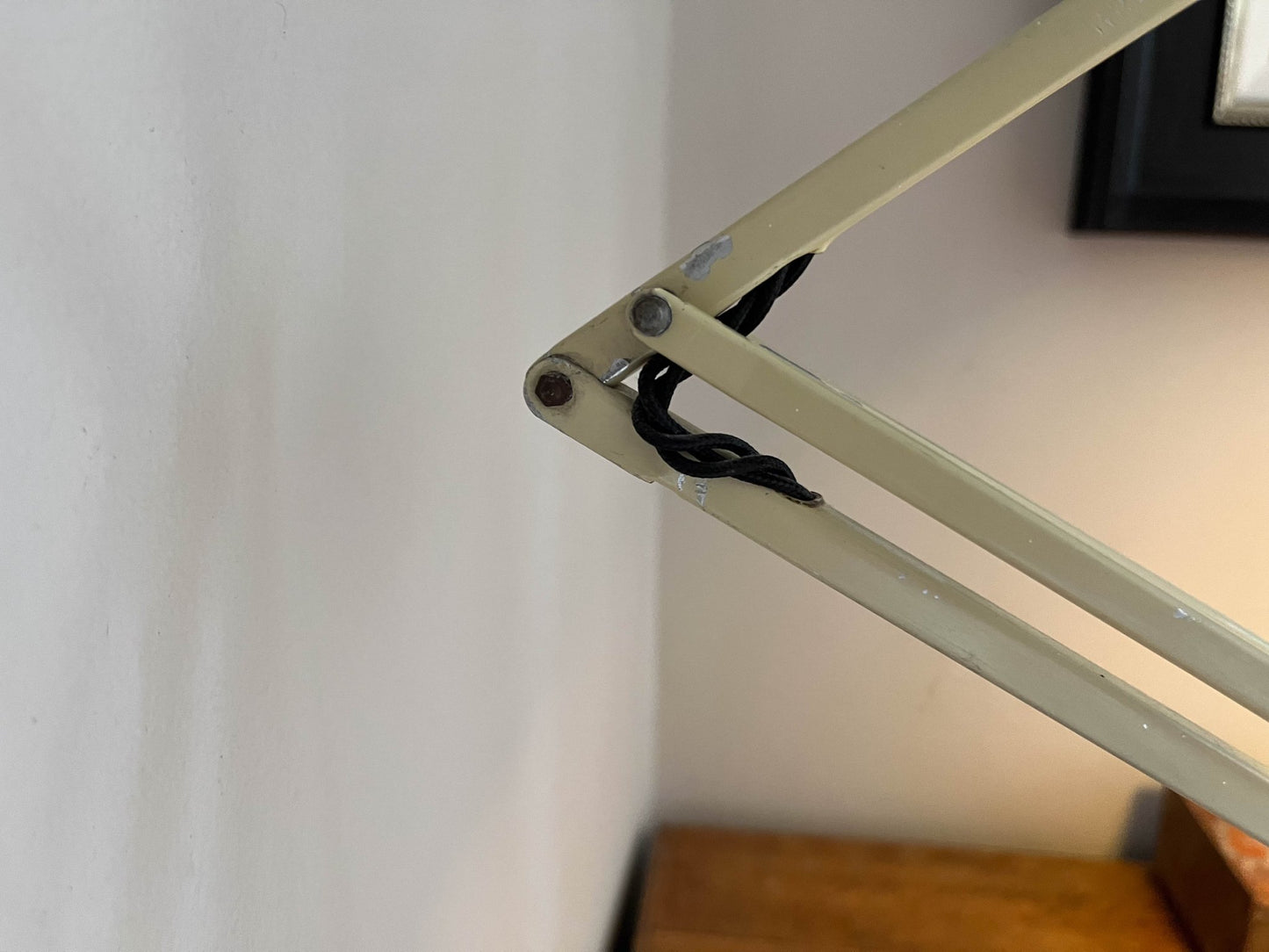 Vintage 1960's Herbert Terry Model 1227 Anglepoise Desk Lamp Light CreamDust CollectorsDust Collectors