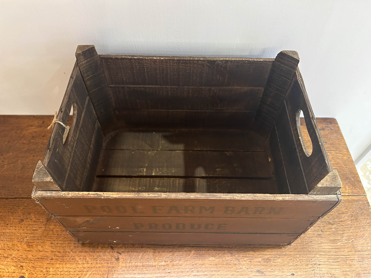 Antique Vintage Rustic Wooden Crate