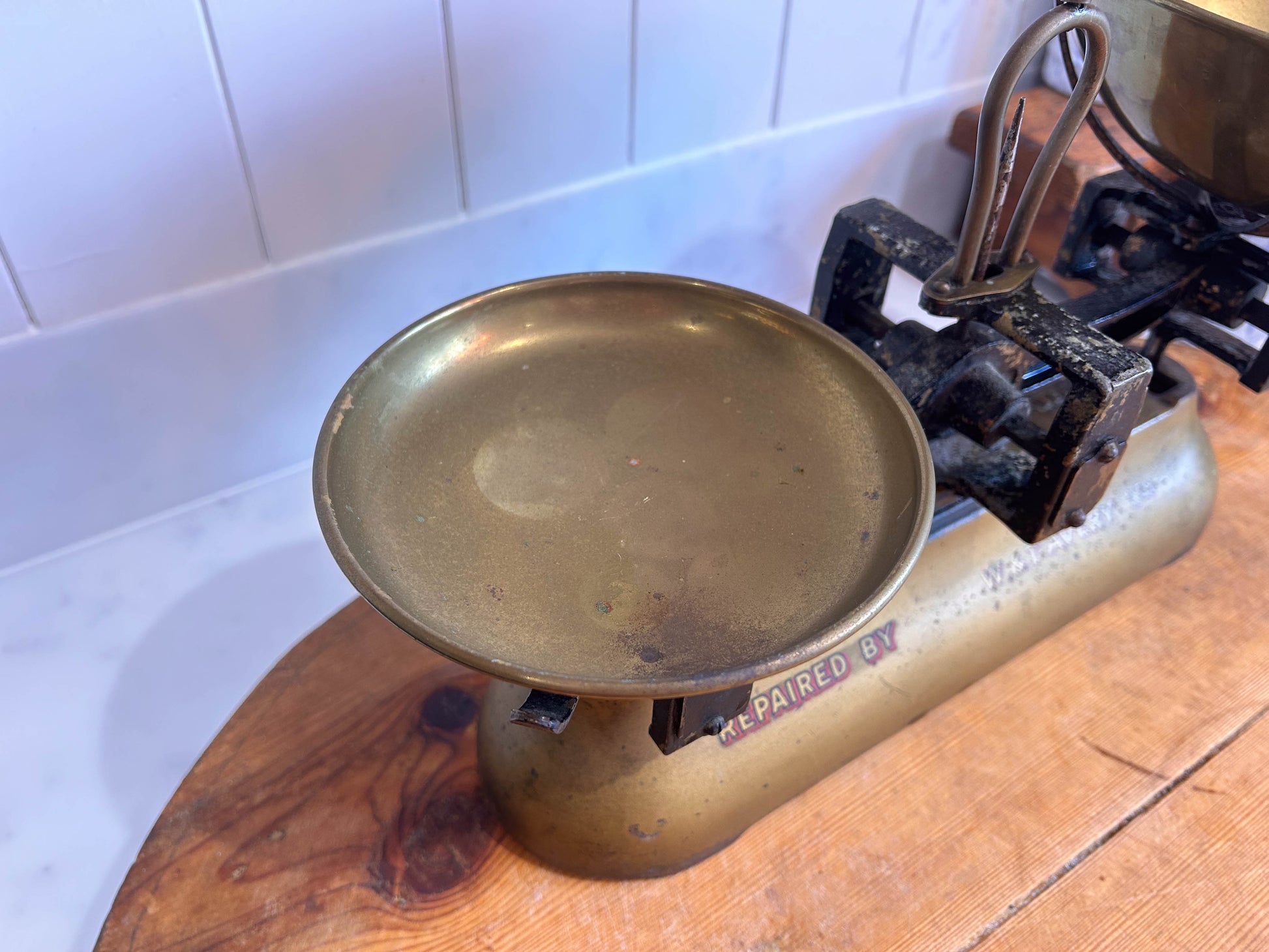 Vintage Antique W&T Avery Ltd Birmingham 2lb Weighing Scales