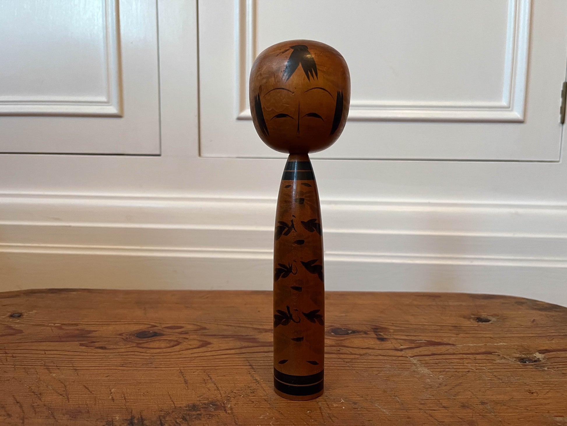 Vintage Antique Wooden Hand-Painted Japanese Kokeshi Doll (Sold Individually)