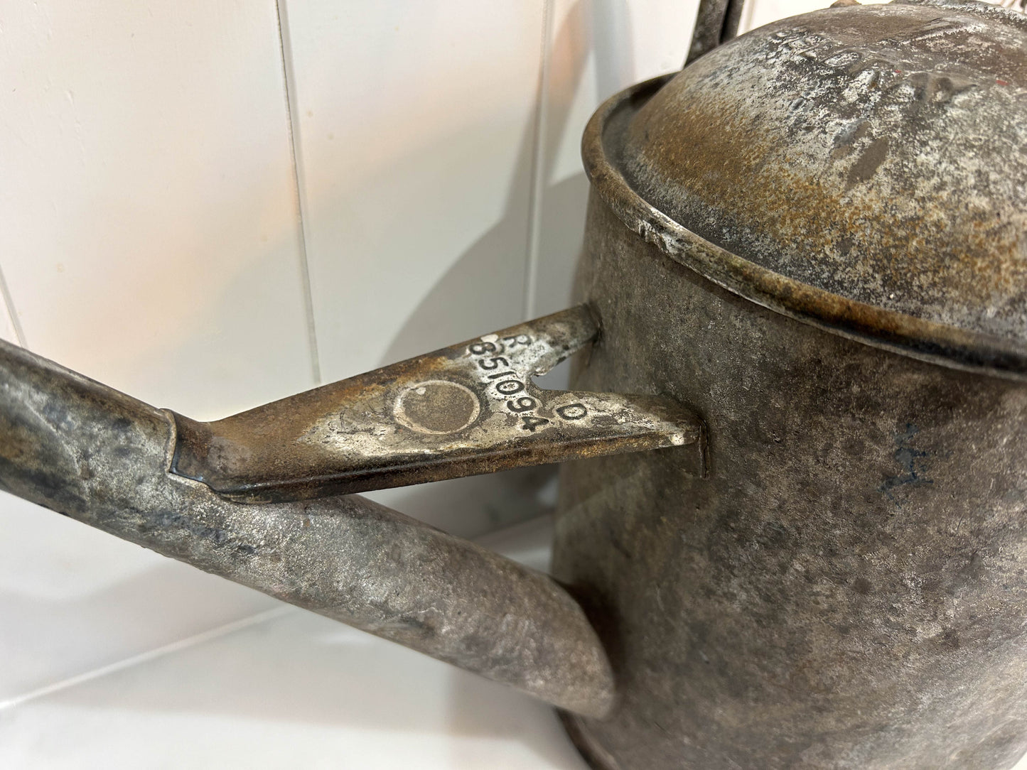 Small Vintage Antique Galvanised Garden Watering Can