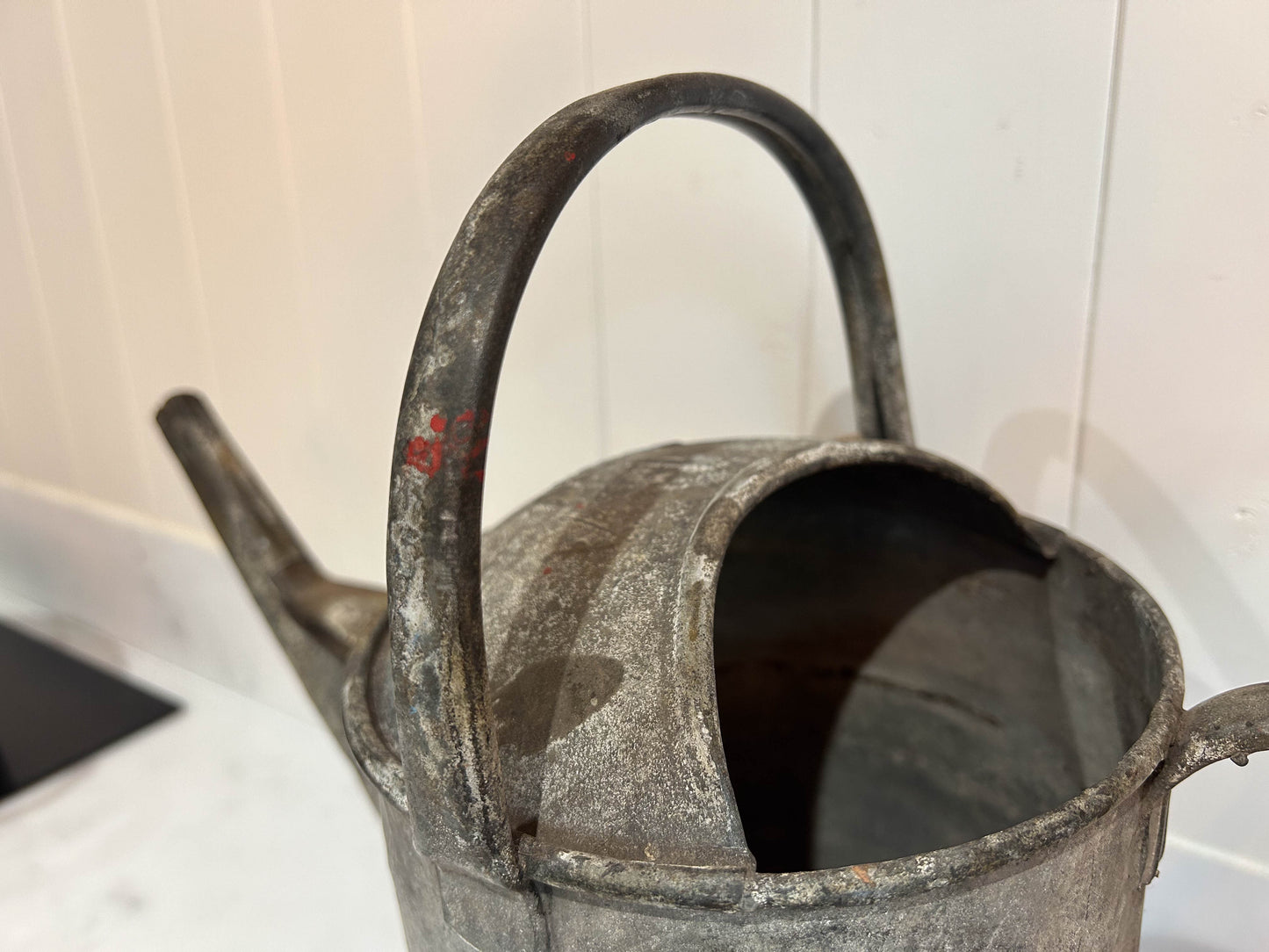 Small Vintage Antique Galvanised Garden Watering Can