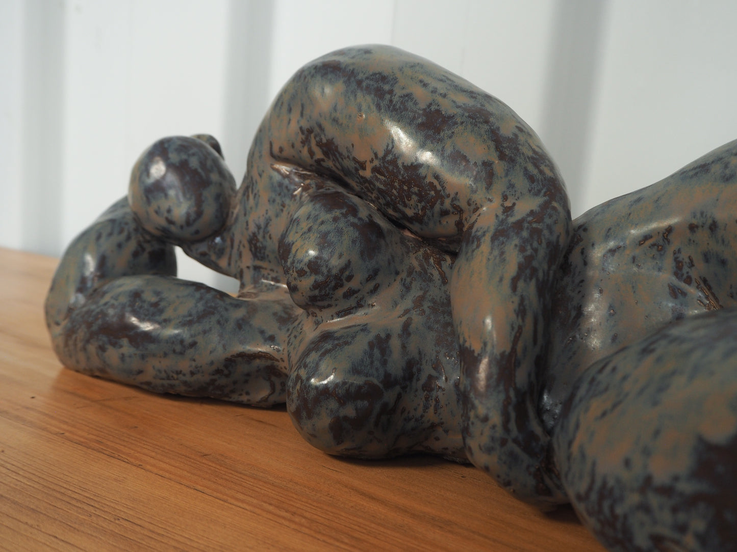 Solid Heavy Curvaceous Female Figure Sculpture / Contemporary Art